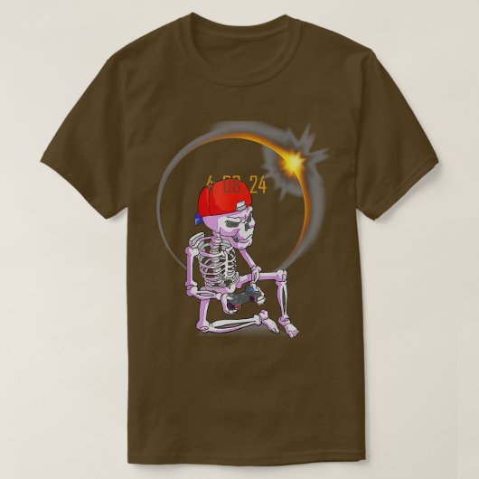 T-shirt Éclipse solaire totale 04 (Design devant)