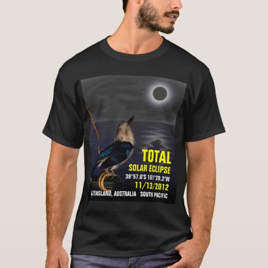 T-shirt Éclipse solaire totale 11/13/2012 (Devant)