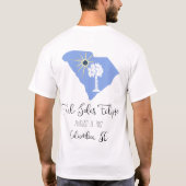 T-shirt Éclipse solaire totale 2017 Colombie, pièce en t (Dos)