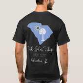 T-shirt Éclipse solaire totale 2017 Colombie, pièce en t (Dos)