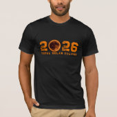 T-shirt Éclipse solaire totale 2026 (Devant)