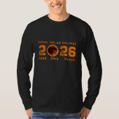 T-shirt Éclipse solaire totale 2026 (Devant)