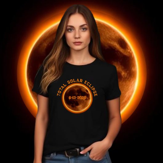 T-shirt Éclipse solaire totale 2026