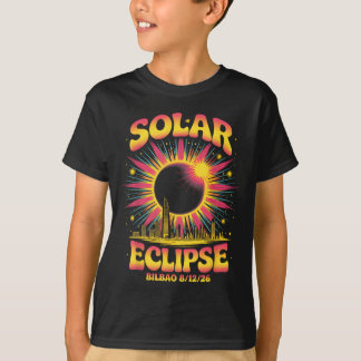 T-shirt Éclipse solaire totale 2026 Bilbao Espagne Totalit