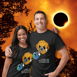 T-shirt Éclipse Solaire Totale 2026 Islande Photobomb