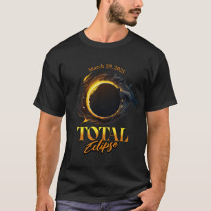 T-shirt Éclipse solaire totale 29 mars 2025 C commémoratif