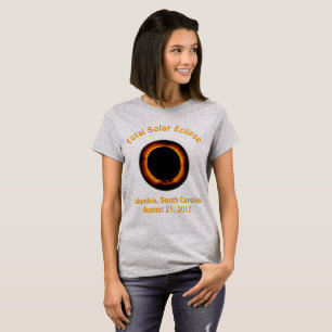 T-shirt Éclipse solaire totale ( Colombie, Caroline du Sud