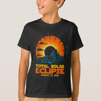 T-shirt Éclipse solaire totale du 12 août 2026 Artwork