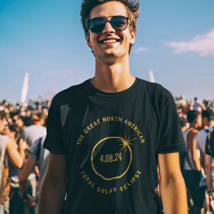 T-shirt Éclipse solaire totale en Amérique du Nord 04.08.2