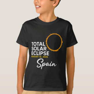 T-shirt Éclipse solaire totale en Espagne le 12 août 2026