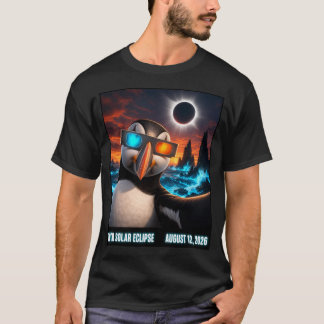 T-shirt Éclipse solaire totale en Islande le 12 août 2026