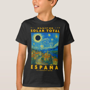 T-shirt Éclipse solaire totale Espagne 2026