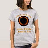 T-shirt Éclipse solaire totale ( Kearney, Nebraska ) (Devant)