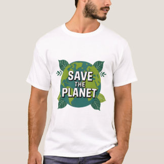 T-shirt Éco-Amical Sauvez la Planète