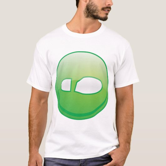 T-shirt Eco-Friendly Green Footprint Icon (Devant)
