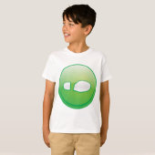 T-shirt Eco-Friendly Green Footprint Icon (Devant entier)