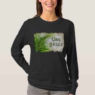 T-shirt Eco Friendly "Live Green" Amateurs d'art Chemise