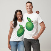 T-shirt Eco Globe Fruit Green Earth Leaf Sphere (Unisexe)