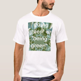 T-shirt Eco Green Camo Kaleidoscope Art Design d'impressio