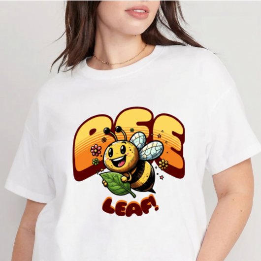 T-Shirt Éco-Responsable Bee Leaf – Drôle de Jeu de
