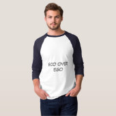 T-shirt éco sur ego en bleu (Devant entier)