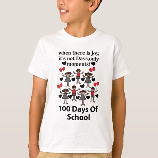 T-shirt École 100 Jours D'École (Devant)