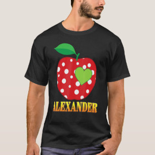 T-shirt École Alexander Love Retour à l'école Garçon Enfan