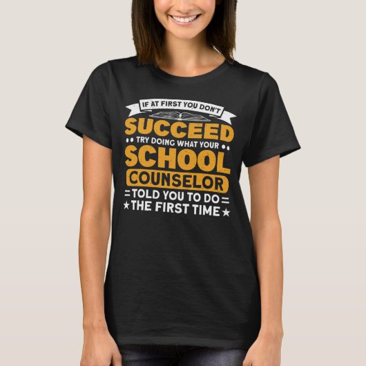 T-shirt École Ce Que Votre Conseiller De L'École Vous A Di (Devant)