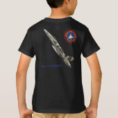 T-shirt École d'arme de combattant de la marine F-18 (Dos)