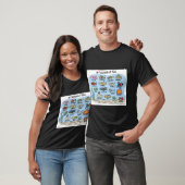 T-shirt école d'art des poissons (Unisexe)