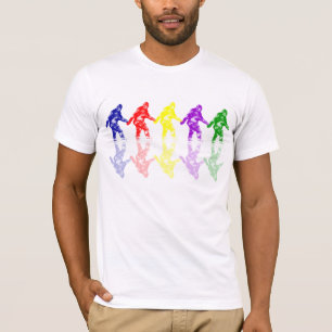 T-shirt ÉCOLE d'ART SQUATCH - logo coloré de Bigfoot