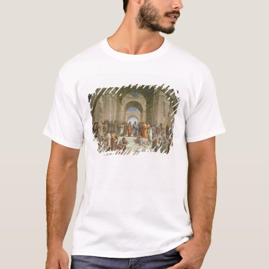 T-shirt École d'Athènes, du della de strophe (Devant)