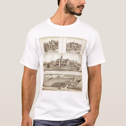 T-shirt École de Lemoore, ranch de Grangeville (Devant)