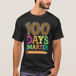 T-shirt École de léopard 100 jours plus intelligente, enfa