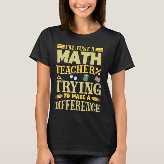 T-shirt École de mathématiques (Devant)