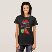 T-shirt École de mathématiques Étudiants Sciences Watermel (Devant entier)