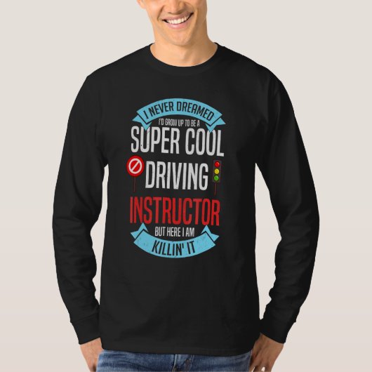 T-shirt École de moniteurs d'auto-école Leçons Éducation d (Devant)