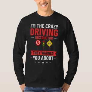 T-shirt École de moniteurs d'auto-école Leçons Éducation d