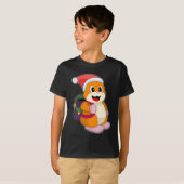 T-shirt École de Noël Hamster (Devant entier)