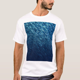 T-shirt École de poisson sous-marin Abstrait