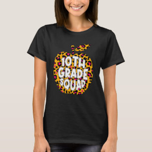 T-shirt École de première journée 10e année Escadron Leopa