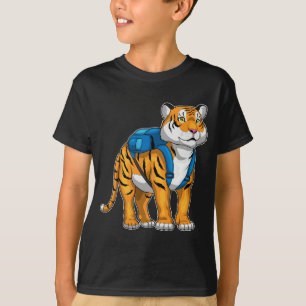 T-shirt École de sac à dos Tiger Pupil