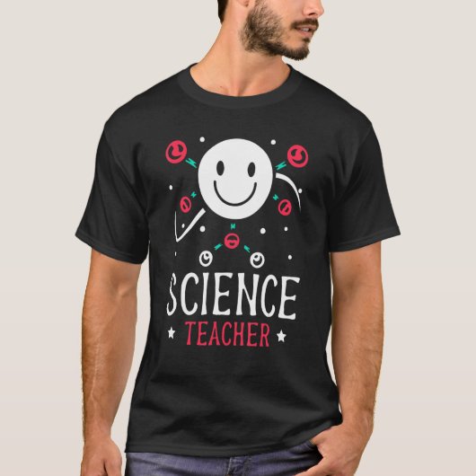 T-shirt École de sciences Enseignants Cours d'enseignement (Devant)
