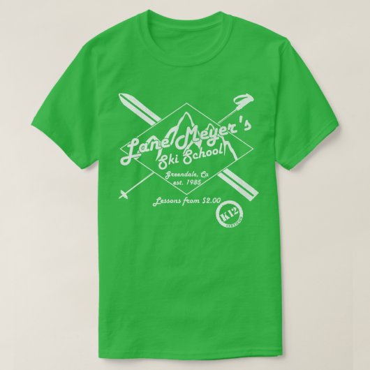 T-shirt École de ski Lane Meyer (Design devant)