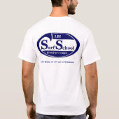 T-shirt École de surf de LBI (Dos)