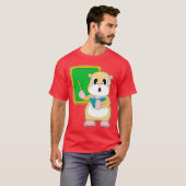 T-shirt École de tableau noir Hamster Teacher (Devant entier)