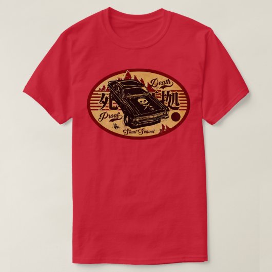 T-shirt École de vitesse de la mort (Design devant)