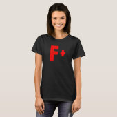 T-shirt École d'éducation de classification F Lettre Ensei (Devant entier)