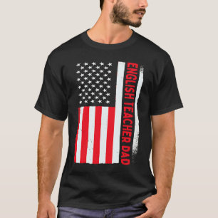 T-shirt École d'enseignement patriotique Professeur d'angl