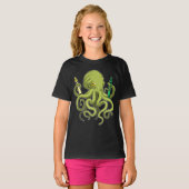 T-shirt École des Crayons de Pupil Octopus (Devant entier)